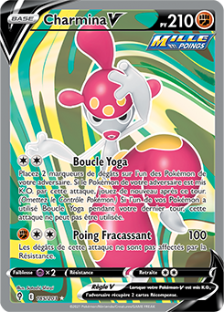 Carte Pokémon Charmina V 185/203 de la série Évolution Céleste en vente au meilleur prix