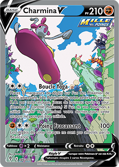 Carte Pokémon Charmina V 186/203 de la série Évolution Céleste en vente au meilleur prix