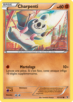 Carte Pokémon Charpenti 62/101 de la série Nobles Victoires en vente au meilleur prix