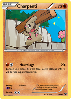 Carte Pokémon Charpenti 65/146 de la série X&Y en vente au meilleur prix