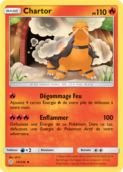 Carte POKÉMON française RARE 182 /236 CHELOURS éclipse cosmique