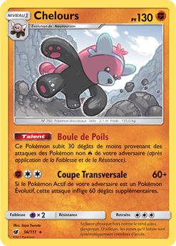 Carte Pokémon Chelours 56/111 de la série Invasion Carmin en vente au meilleur prix