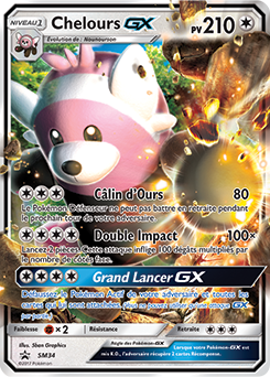 Carte Pokémon Chelours GX SM34 de la série Promos Soleil et Lune en vente au meilleur prix