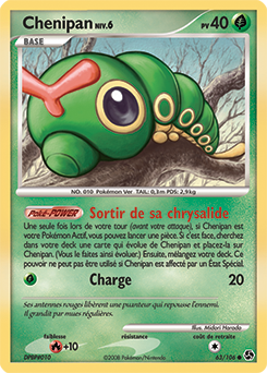 Carte Pokémon Chenipan 63/106 de la série Duels au Sommet en vente au meilleur prix
