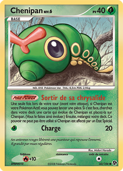 Carte Pokémon Commune Chenipan 63/106 de la série Duels au Sommet