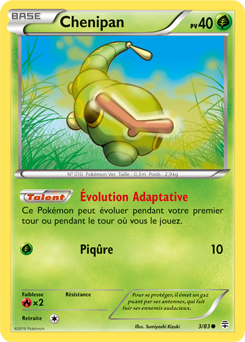 Carte Pokémon Chenipan 3/83 de la série Générations en vente au meilleur prix