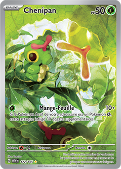Carte Pokémon Chenipan 172/165 de la série 151 en vente au meilleur prix