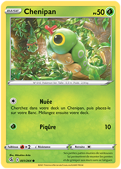 Carte Pokémon Chenipan 1/264 de la série Poing de Fusion en vente au meilleur prix