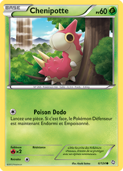 Carte Pokémon Chenipotte 6/124 de la série Dragons Éxaltés en vente au meilleur prix