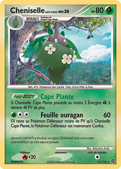 Carte Pokémon Cheniselle Cape Plante 41/132 de la série Merveilles Secrètes en vente au meilleur prix
