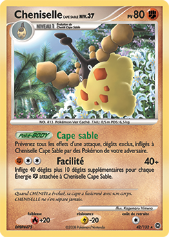 Carte Pokémon Cheniselle Cape Sable 42/132 de la série Merveilles Secrètes en vente au meilleur prix
