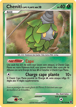 Carte Pokémon Cheniti Cape Plante 78/132 de la série Merveilles Secrètes en vente au meilleur prix
