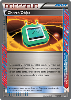 Carte Pokémon Cherch'Objet 128/135 de la série Tempête Plasma en vente au meilleur prix