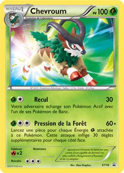Carte Pokémon Promo Chevroum XY16 de la série Promos XY