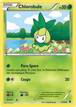 Carte Pokémon Chlorobule 13/98 de la série Pouvoirs Émergents en vente au meilleur prix