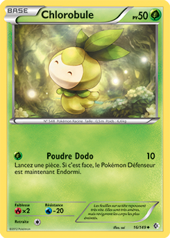 Carte Pokémon Chlorobule 16/149 de la série Frantières Franchies en vente au meilleur prix