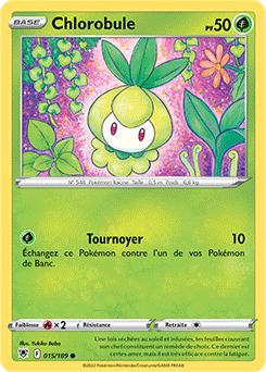 Carte Pokémon Chlorobule 015/189 de la série Astres Radieux en vente au meilleur prix