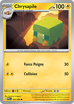 Carte Pokémon Chrysapile 25/84 de la série Nuit Noire en vente au meilleur prix