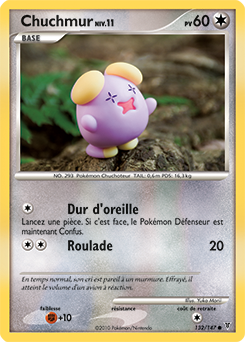 Carte Pokémon Chuchmur 132/147 de la série Vainqueurs Suprêmes en vente au meilleur prix