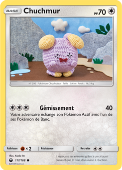 Carte Pokémon Chuchmur 117/168 de la série Tempête Céleste en vente au meilleur prix