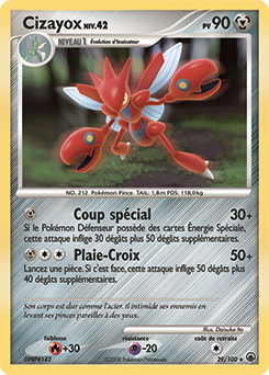 Carte Pokémon Cizayox 29/100 de la série Aube Majestueuse en vente au meilleur prix