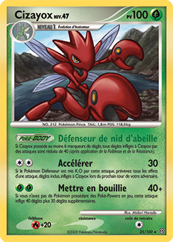 Carte Pokémon Cizayox 25/100 de la série Tempête en vente au meilleur prix