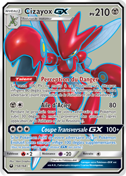 Carte Pokémon Cizayox GX 158/168 de la série Tempête Céleste en vente au meilleur prix
