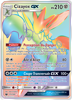 Carte Pokémon Cizayox GX 175/168 de la série Tempête Céleste en vente au meilleur prix