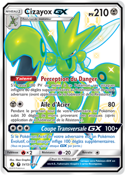 Carte Pokémon Cizayox GX SV72/SV94 de la série Destinées Occultes en vente au meilleur prix