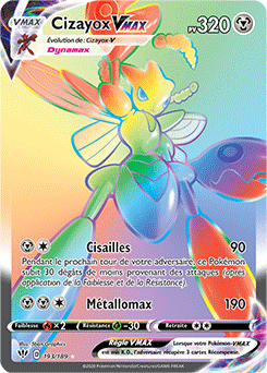 Carte Pokémon Cizayox VMAX 193/189 de la série Ténèbres Embrasées en vente au meilleur prix