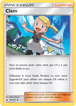 Carte Pokémon Peu commune Clem 103/131 de la série Lumière Interdite