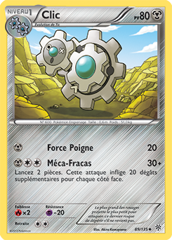 Carte Pokémon Clic 89/135 de la série Tempête Plasma en vente au meilleur prix