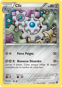 Carte Pokémon Clic 72/114 de la série Offensive Vapeur en vente au meilleur prix