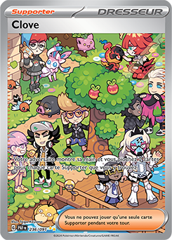 Carte Pokémon Clove 236/91 de la série Destinées de Paldea en vente au meilleur prix