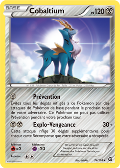 Carte Pokémon Cobaltium 74/114 de la série Offensive Vapeur en vente au meilleur prix