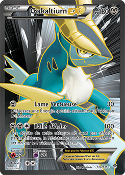 Carte Pokémon Cobaltium EX 133/135 de la série Tempête Plasma en vente au meilleur prix