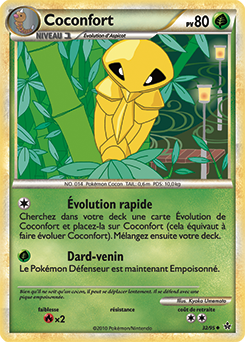 Carte Pokémon Peu commune Coconfort 32/95 de la série Déchaînement