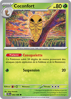 Carte Pokémon Coconfort 2/86 de la série Chaos Ascendant en vente au meilleur prix
