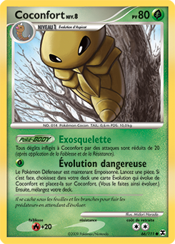 Carte Pokémon Commune Coconfort 66/111 de la série Rivaux Émergents