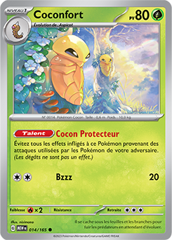 Carte Pokémon Coconfort 14/165 de la série 151 en vente au meilleur prix