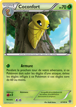 Carte Pokémon Peu commune Coconfort 4/146 de la série X&Y