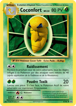 Carte Pokémon Peu commune Coconfort 6/108 de la série Évolutions