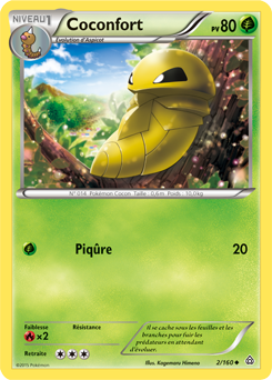Carte Pokémon Coconfort 2/160 de la série Primo Choc en vente au meilleur prix
