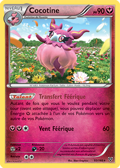 Carte Pokémon Cocotine 93/146 de la série X&Y en vente au meilleur prix