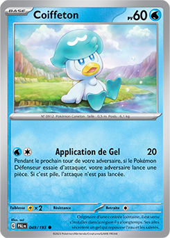 Carte Pokémon Coiffeton 049/193 de la série Évolutions à Paldea en vente au meilleur prix