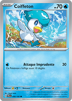 Carte Pokémon Communes Coiffeton 050/193 de la série Évolutions à Paldea