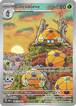 Carte Pokémon Coléodôme 184/182 de la série Faille Paradoxe en vente au meilleur prix