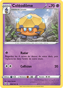 Carte Pokémon Coléodôme 64/163 de la série Styles de Combat en vente au meilleur prix