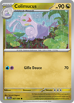 Carte Pokémon Communes Colimucus 67/86 de la série Chaos Ascendant