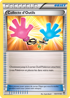 Carte Pokémon Collecte d'Outils 101/111 de la série Poings Furieux en vente au meilleur prix